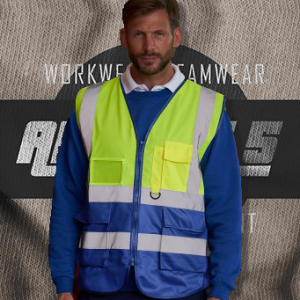Workwear PRO RTX Hi-Vis Executive Waistcoat Workwear PRO RTX Hi-Vis Executive Waistcoat