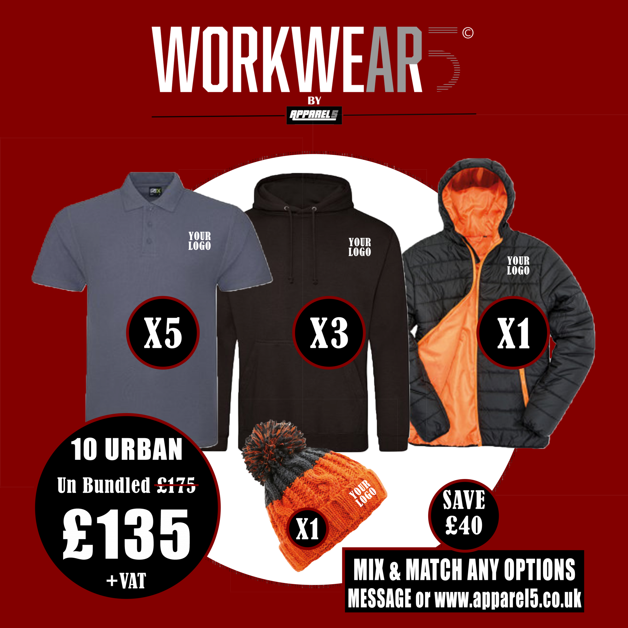 10 ITEM URBAN WORKWEAR BUNDLE Apparel 5