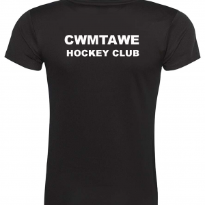 Cwmtawe Hockey club Black T-shirt Cwmtawe Hockey club Black T-shirt