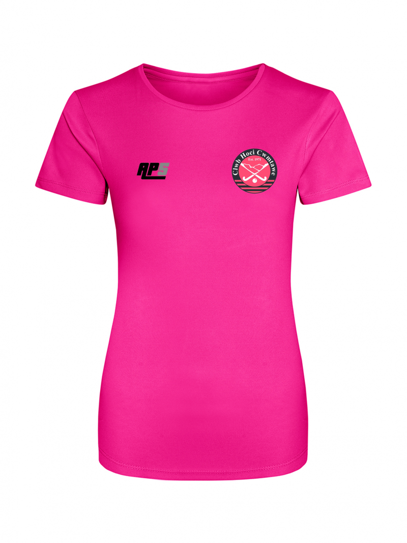 Cwmtawe Hockey club Pink T-shirt