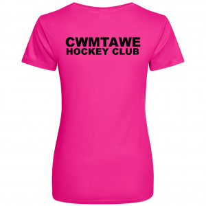 Cwmtawe Hockey club Pink T-shirt Cwmtawe Hockey club Pink T-shirt