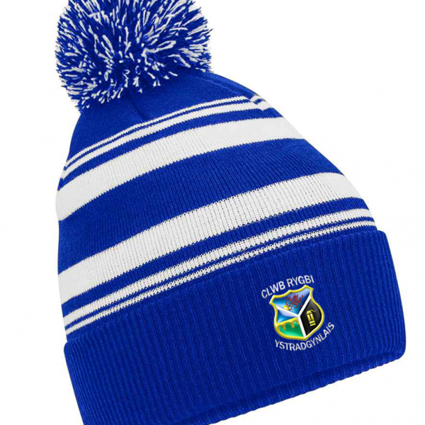 YRFC Striped Bobble Hat YRFC Striped Bobble Hat