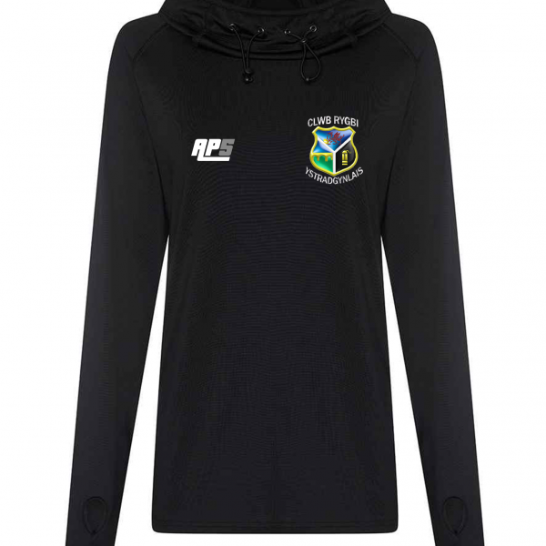 Ystradgynlais Rugby Ladies Cowl Neck Hooded Top Ystradgynlais Rugby Ladies Cowl Neck Hooded Top