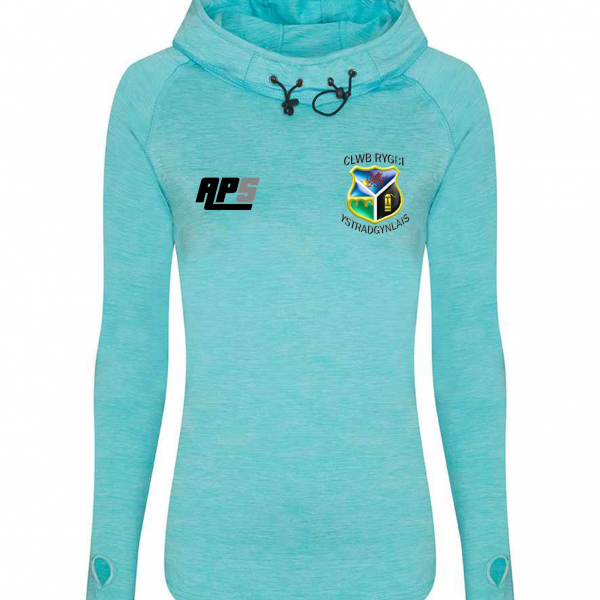 Ystradgynlais Rugby Ladies Cowl Neck Hooded Top Ystradgynlais Rugby Ladies Cowl Neck Hooded Top