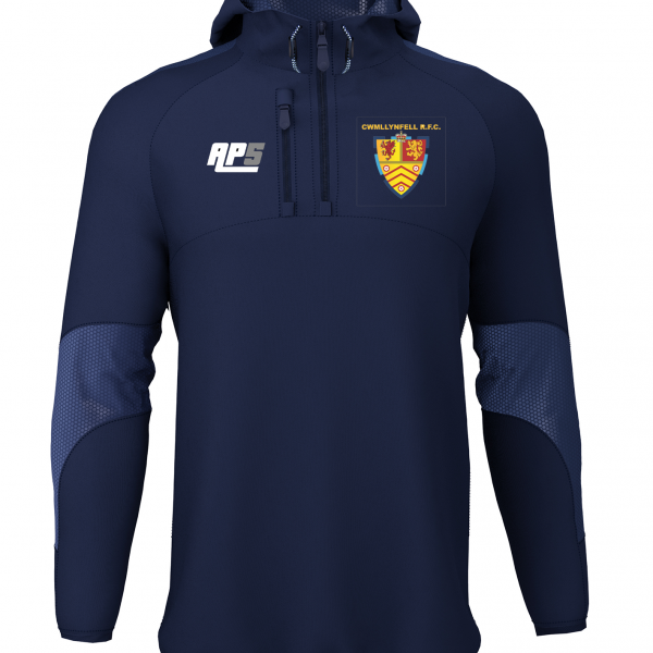 Cwmllynfell RFC Edge Waterproof 1/4 zip Hooded Jacket Cwmllynfell RFC Edge Waterproof 1/4 zip Hooded Jacket