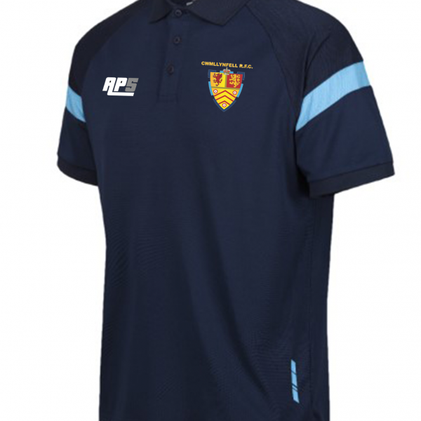 Cwmllynfell RFC Kinetic Polo Shirt Cwmllynfell RFC Kinetic Polo Shirt