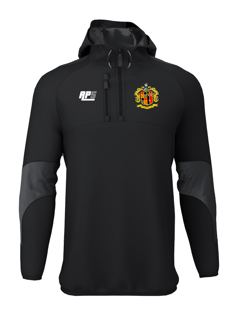 Glynneath Rugby Club Edge waterproof 1/4 zip Hooded Jacket