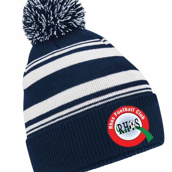 Rhos Football Club Bobble Hat Rhos Football Club Bobble Hat