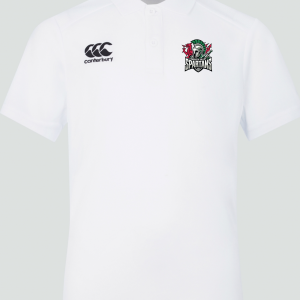 Swansea Valley Spartans Canterbury White Polo Shirt Swansea Valley Spartans Canterbury White Polo Shirt