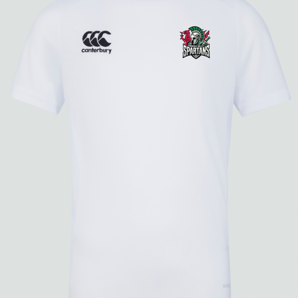 Swansea Valley Spartans Canterbury White T-Shirt Shirt Swansea Valley Spartans Canterbury White T-Shirt Shirt