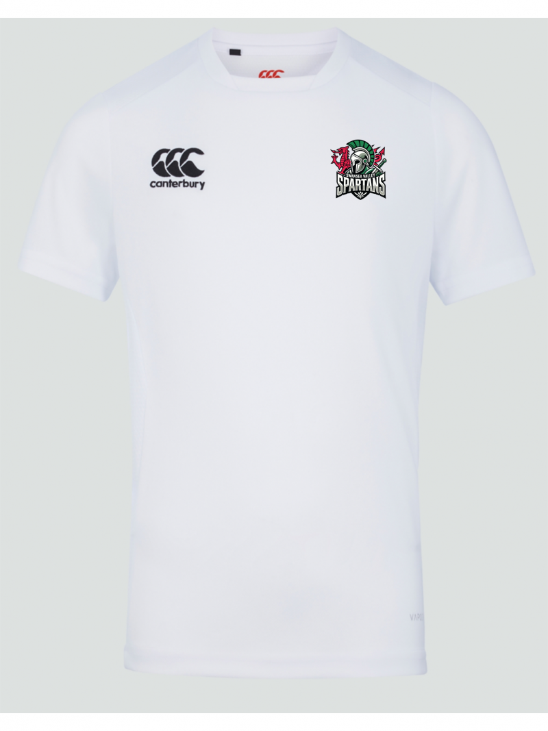 Swansea Valley Spartans Canterbury White T-Shirt Shirt