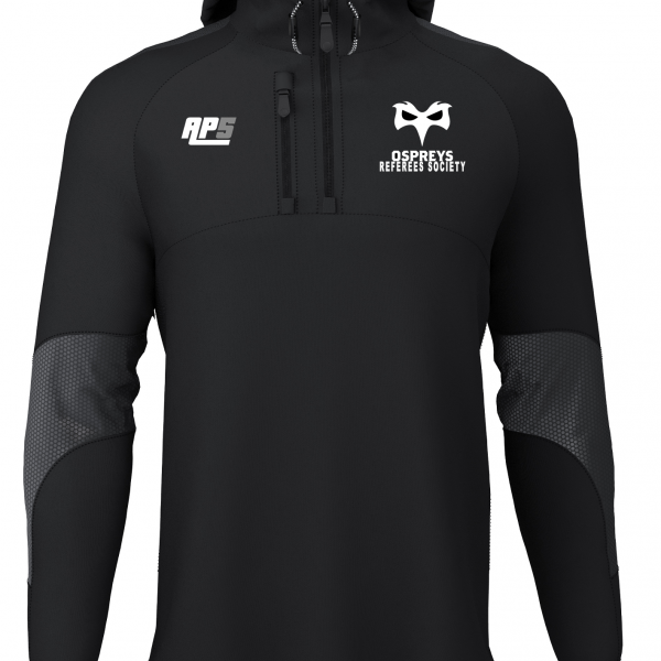 Ospreys Referees Society 1/4 zip Waterproof top Ospreys Referees Society 1/4 zip Waterproof top
