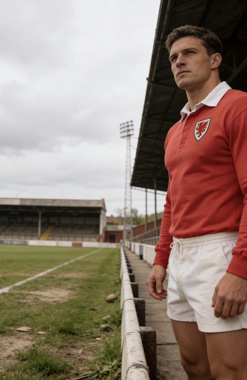 Wales Football Inspired Old Style Jersey