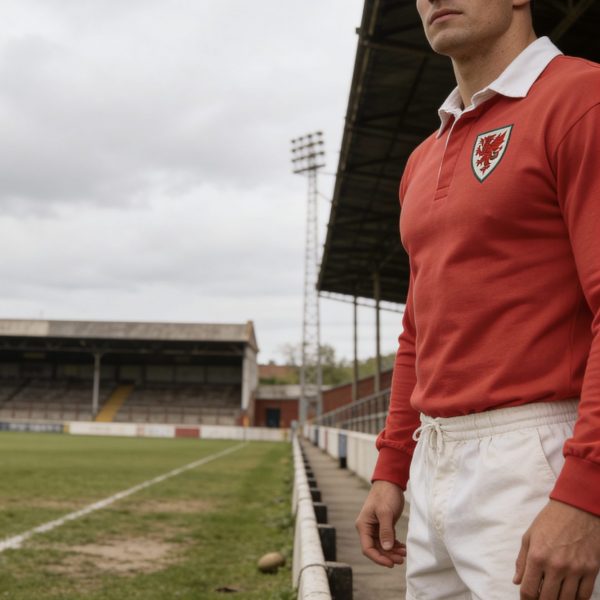Wales Football Inspired Old Style Jersey