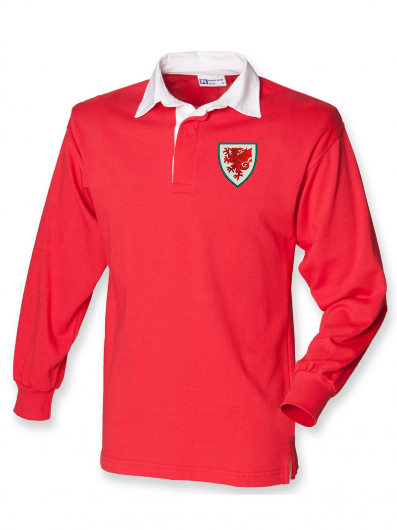 Wales Football Inspired Old Style Jersey - Image 2